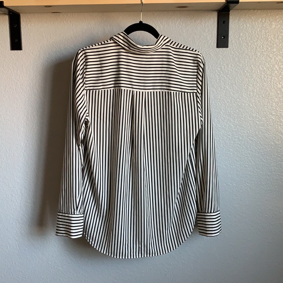 Silky Soft Stripped Button Up - Picture 5 of 5